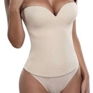 Merry Modes Bustier Style #9500 in Nude